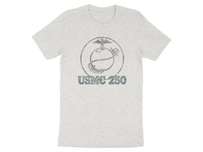 USMC 250 T-Shirt Featuring Iconic Logo Design