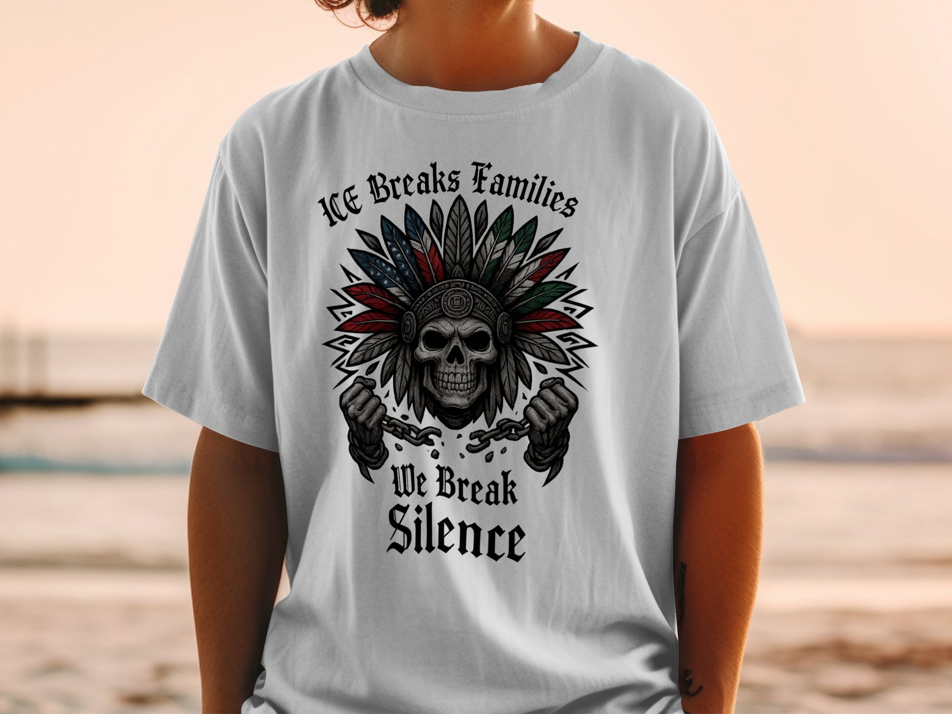 ICE Breaks Families We Break Silence T-shirt