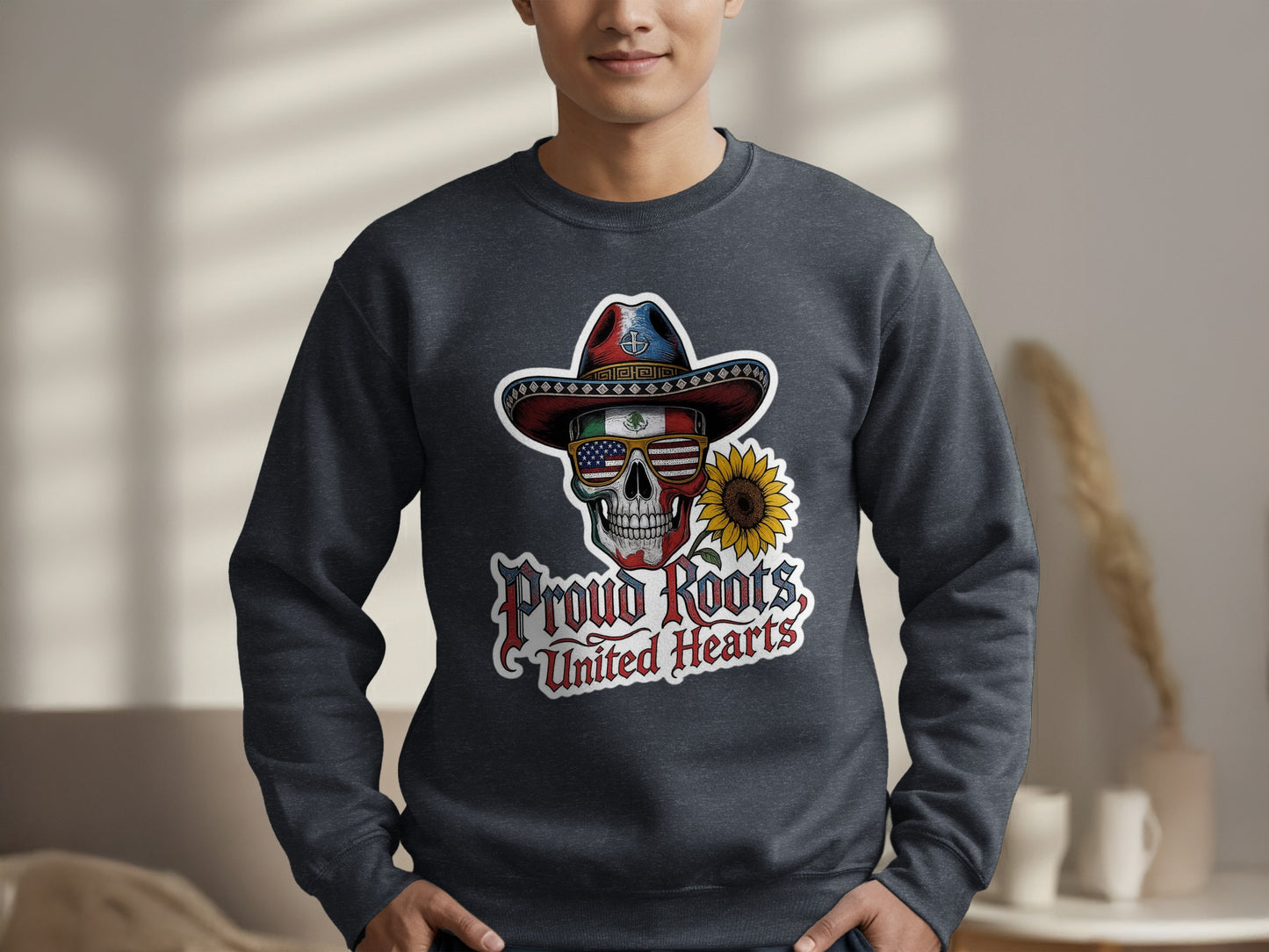 Proud Roots United Hearts Skull Graphic Sweatshirt product
