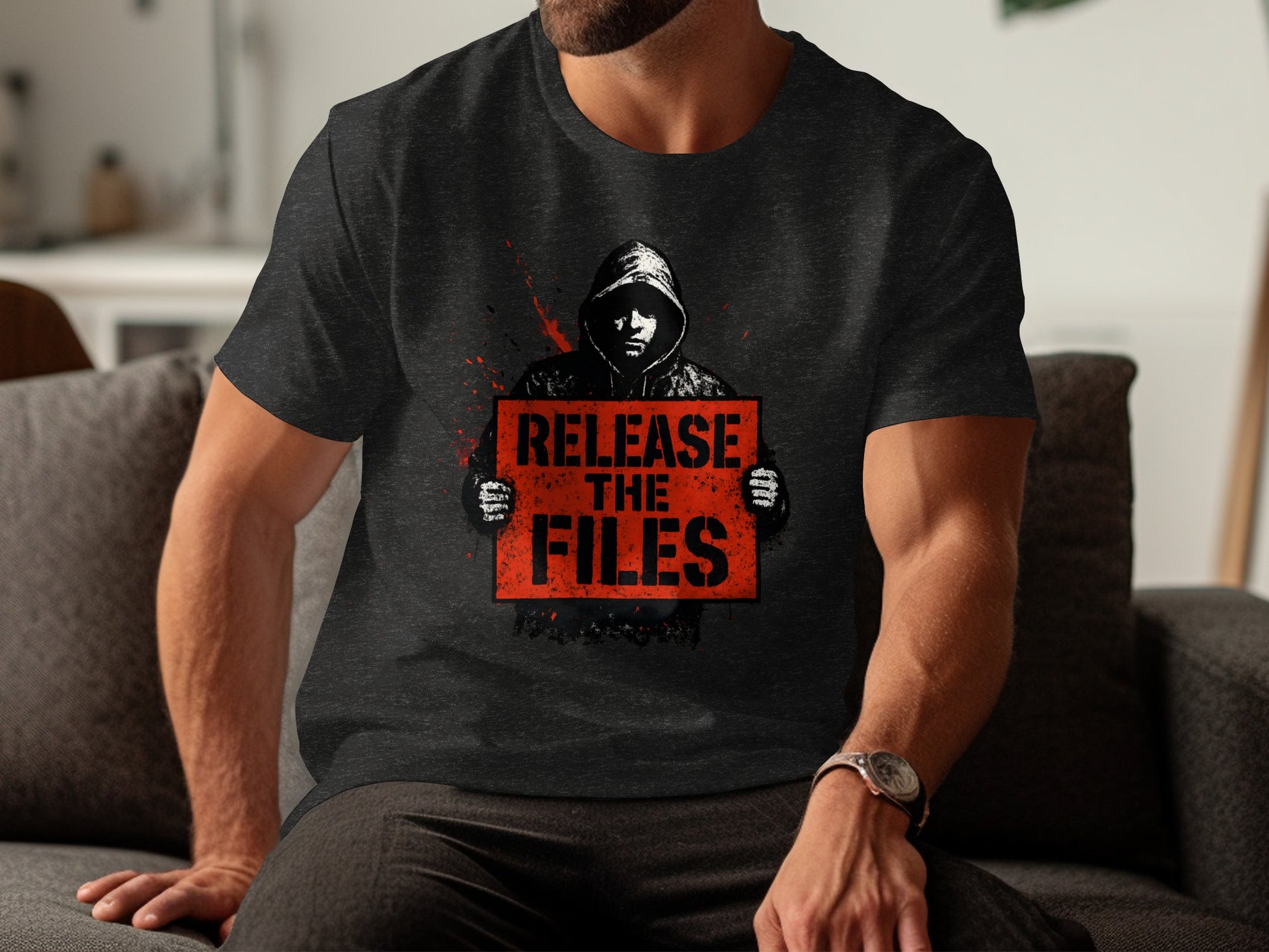 Release The Files Bold Graphic T-Shirt product