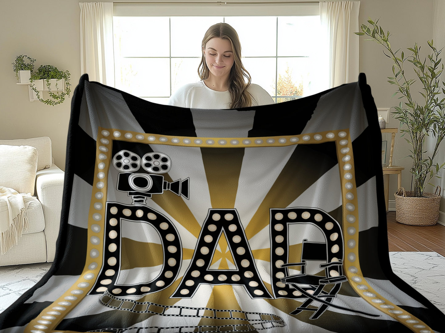 Dad Movie Theme Throw Blanket product