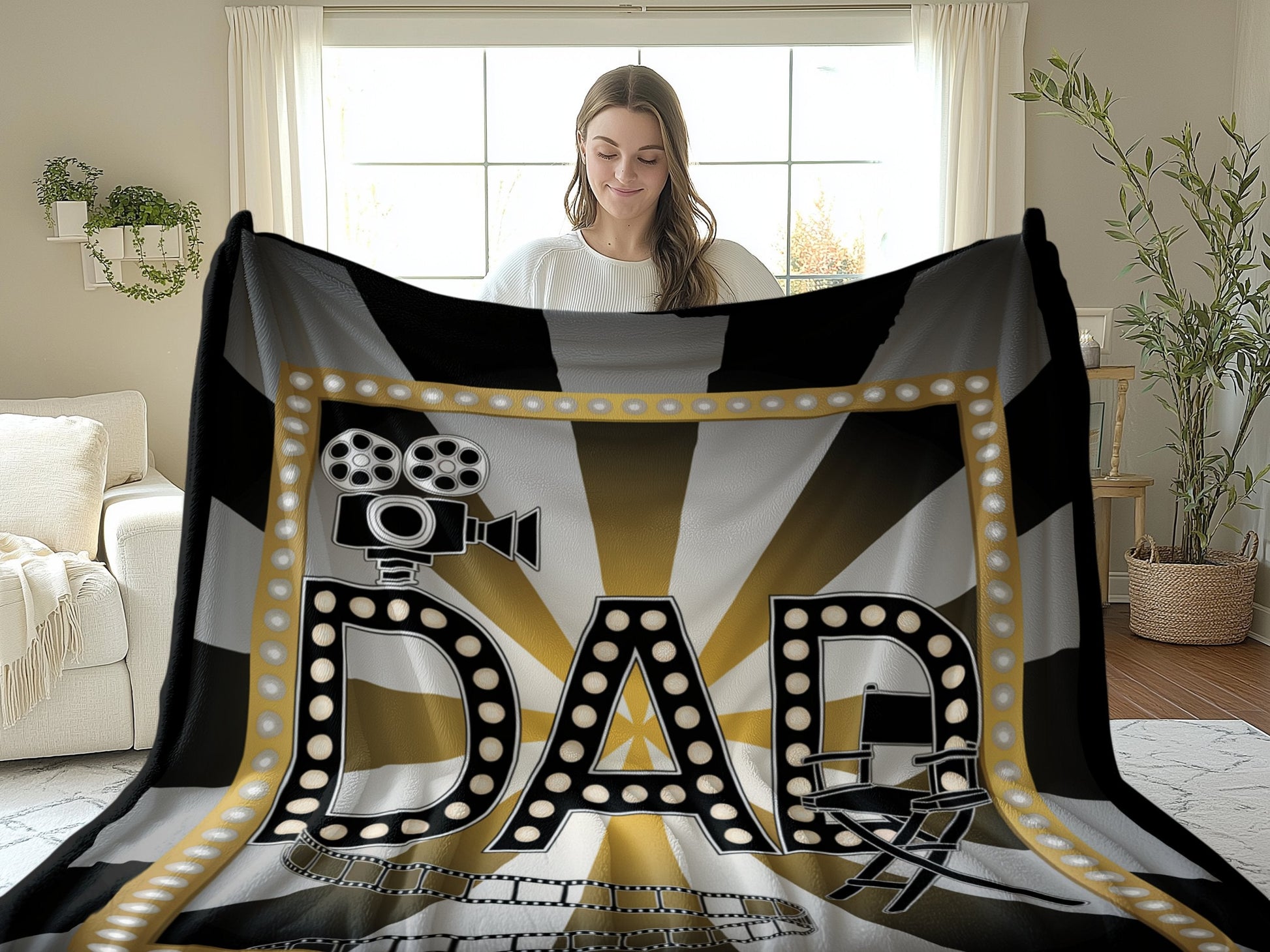Dad Movie Theme Throw Blanket product