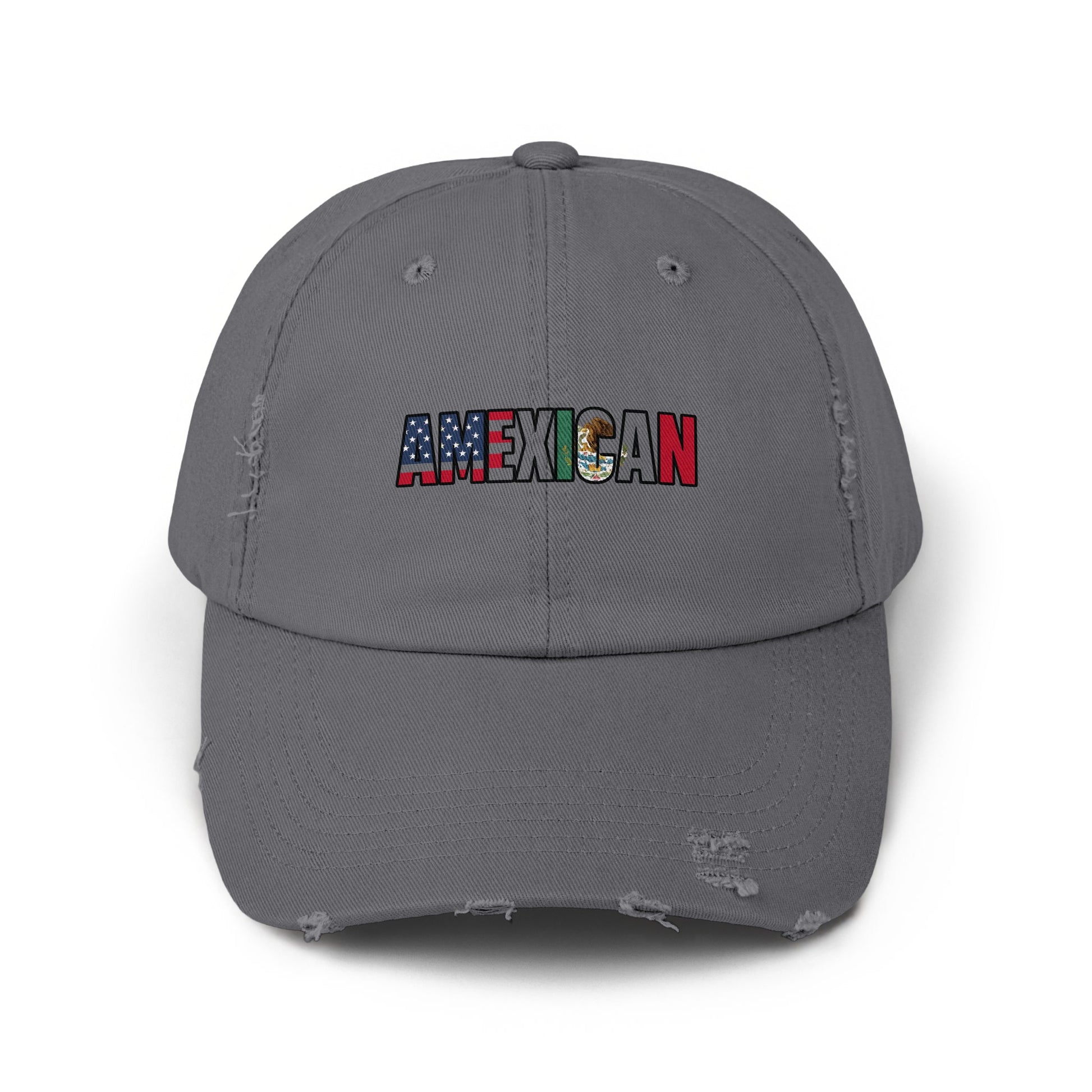 Stylish Amexican Distressed Grey Baseball Cap product