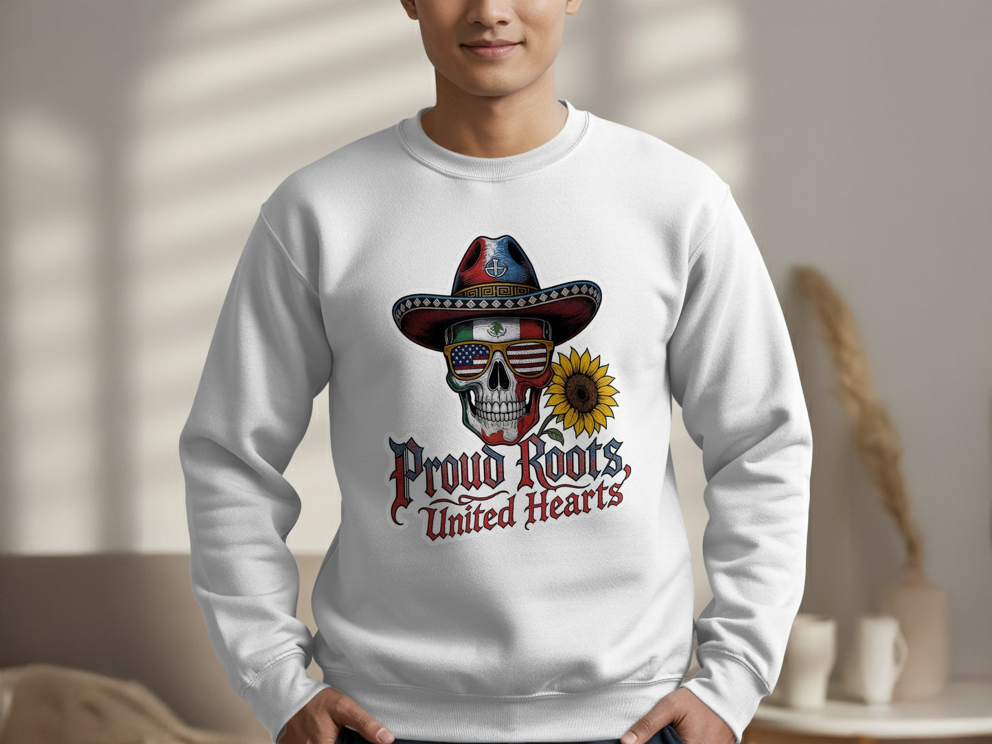 Proud Roots United Hearts Skull Cool Sweatshirt product
