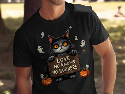 Love No Knows No Borders Cat T-shirt product type