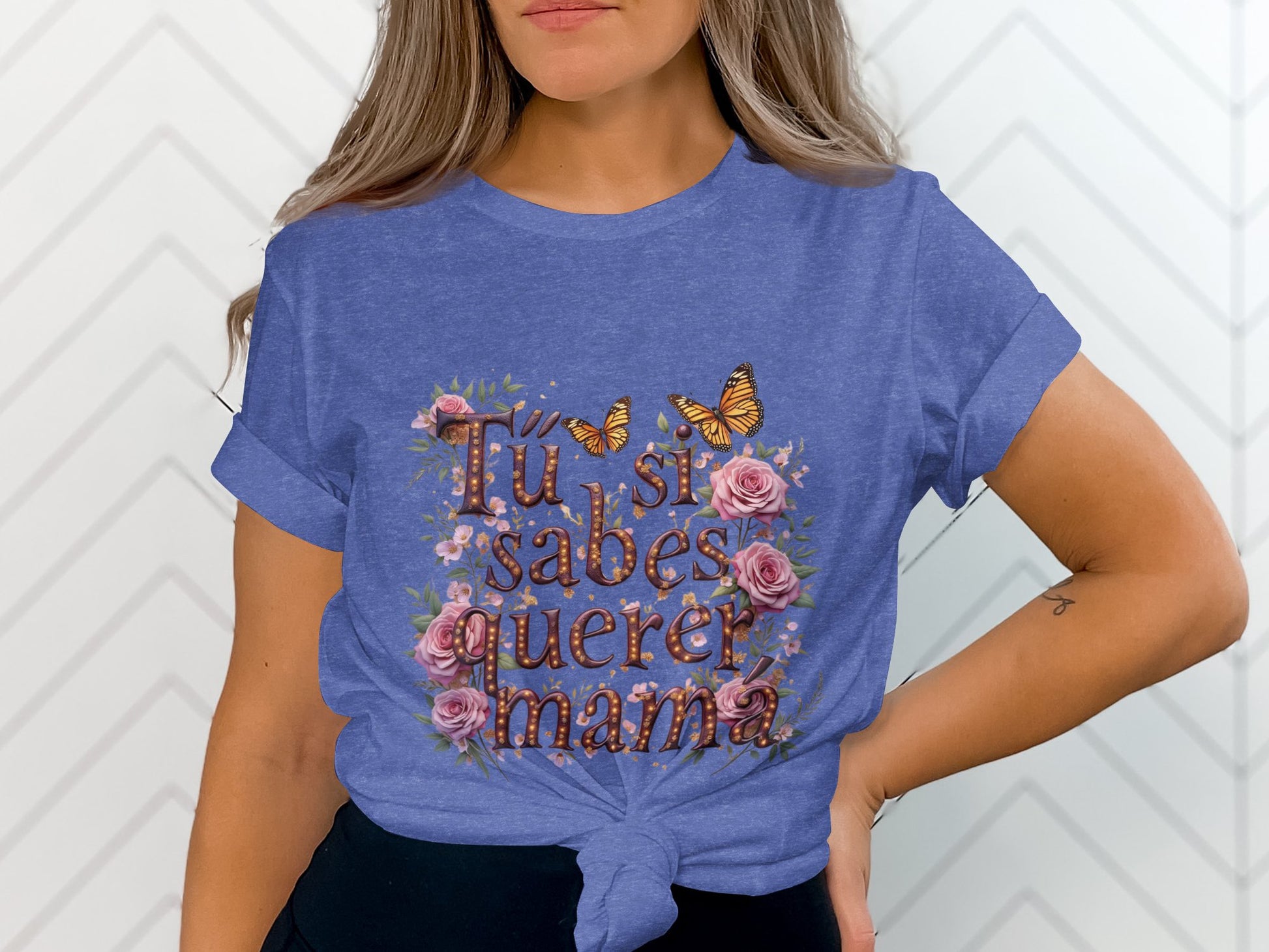 Tú Sí Sabes Querer Mamma Blue Graphic Tee product