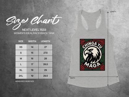 Chinga Tu Maga Women's Ideal Racerback Tank product