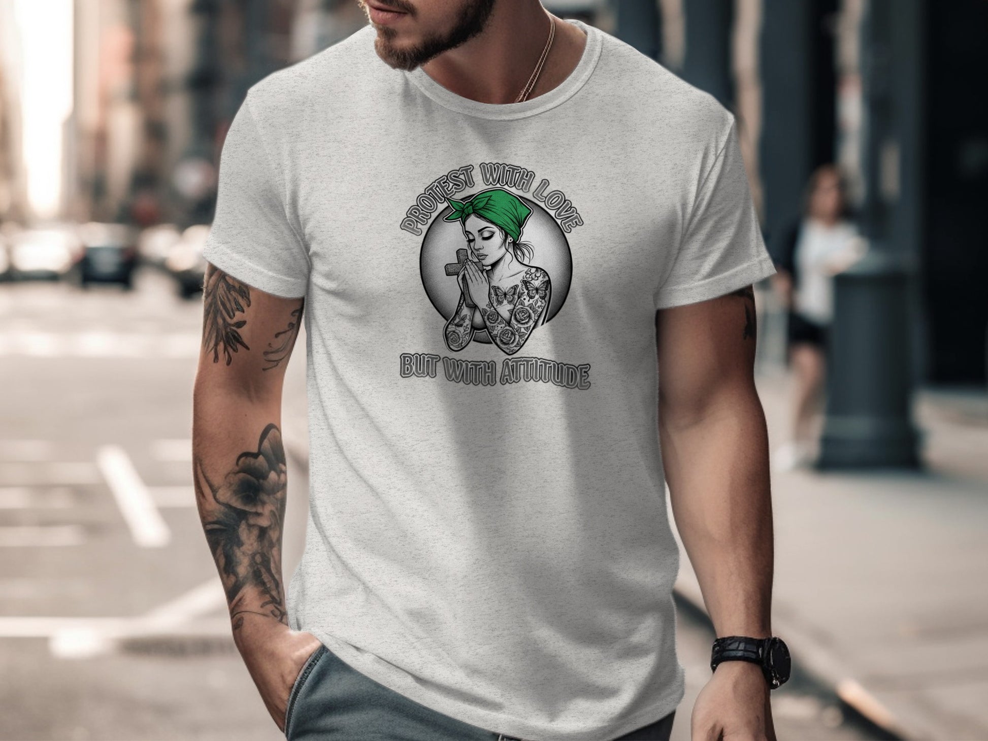 Express Love But With Attitude Graphic T-shirt