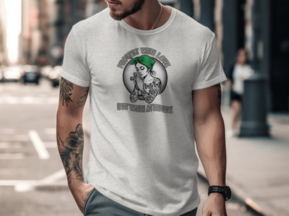 Express Love But With Attitude Graphic T-shirt