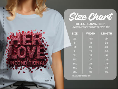 Her Love Is Unconditional Graphic Tee product type