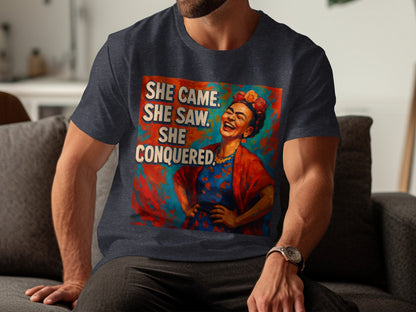 She Came She Saw She Conquered T-Shirt product type