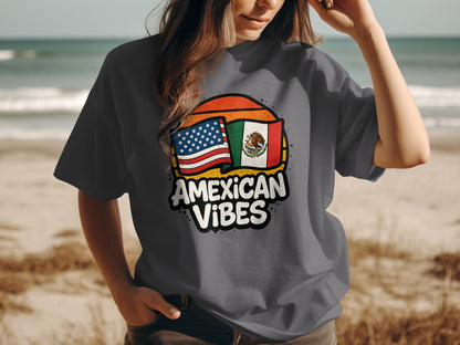 American and Mexican Vibes Graphic T-shirt product type