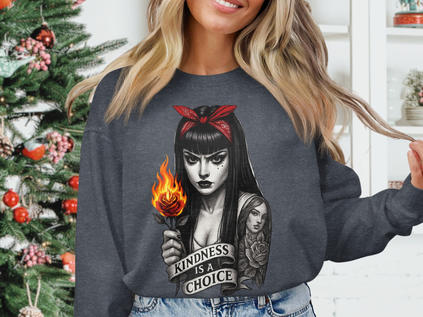 Kindness is a Choice Graphic Sweatshirt product