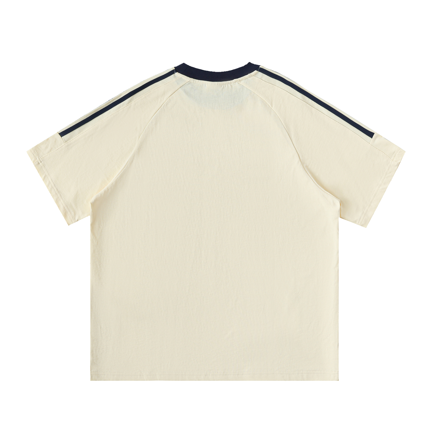 Chinga Tu Maga Contrast Tape Crewneck Cotton T-Shirt