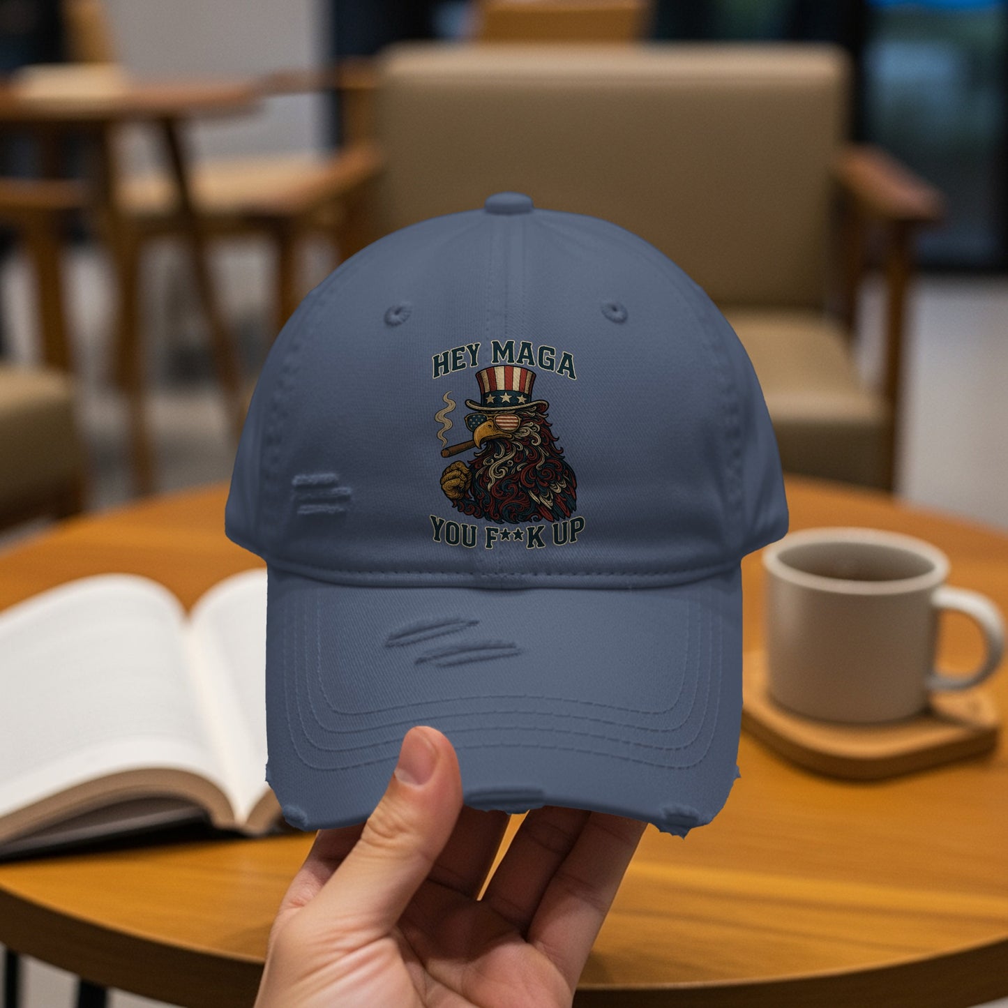 Political Statement Graphic Adjustable Hat product type