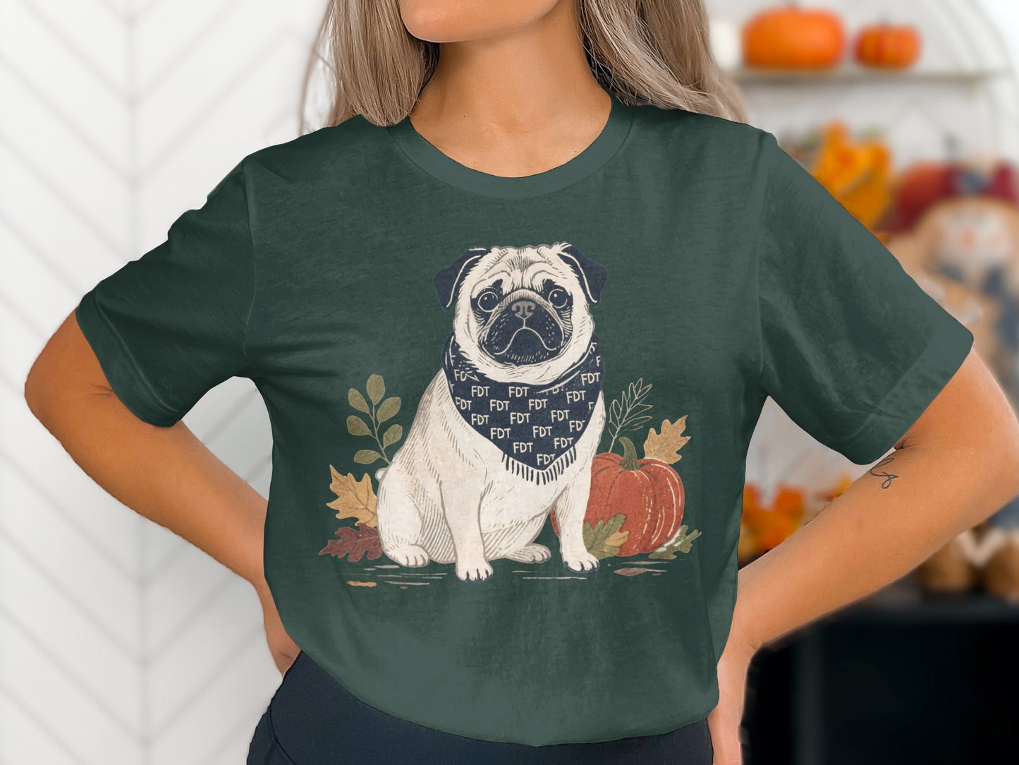 Cute Pug Graphic Tee Perfect for Dog Lovers Shirt