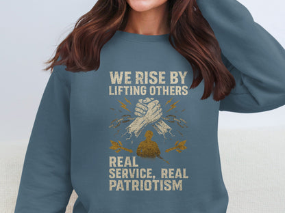 We Rise By Lifting Others Patriotism Product Type