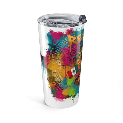 Colorful Travel Tumbler with Bold Graffiti Design