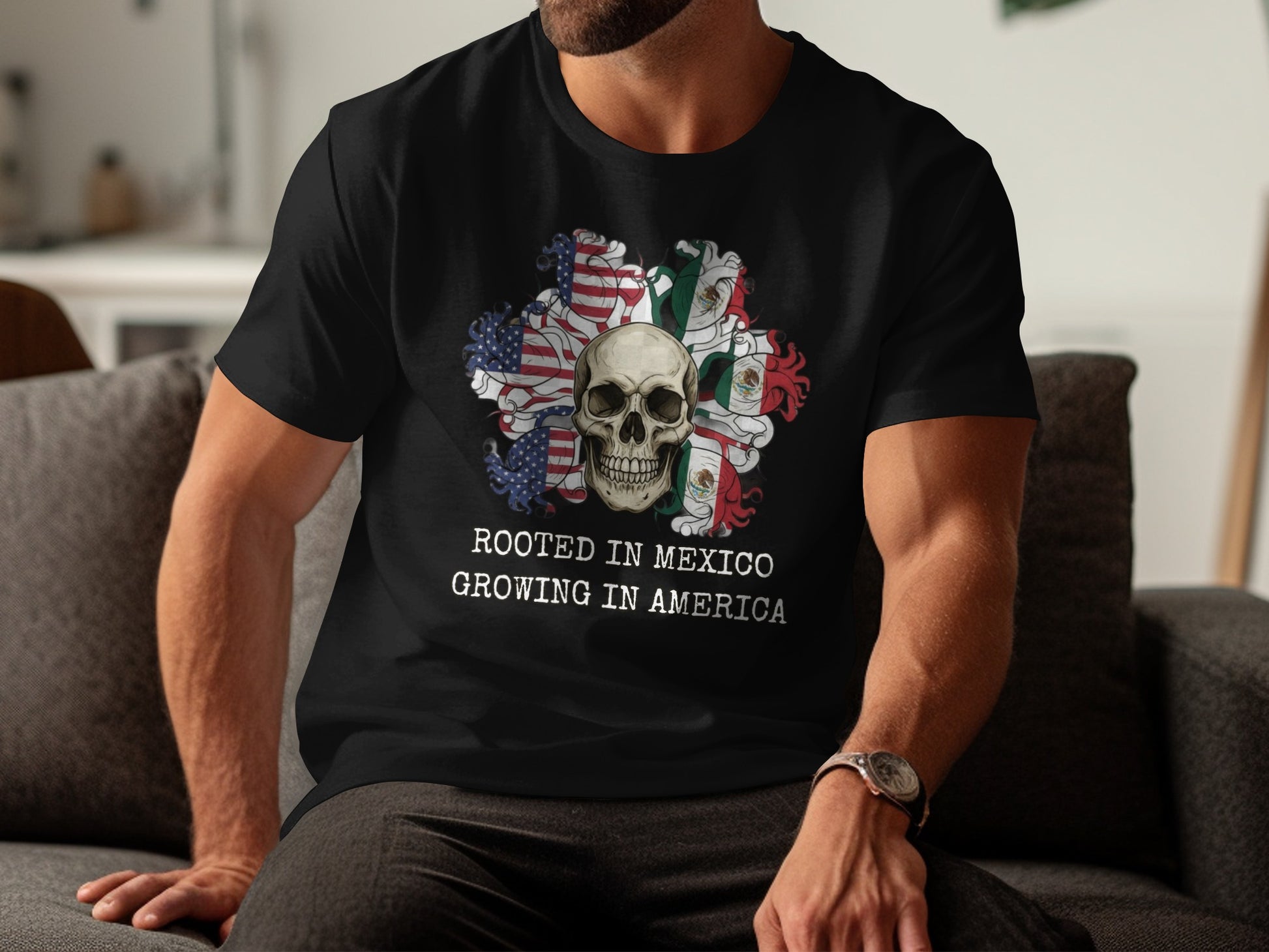 Rooted in Mexico Growing in America T-Shirt