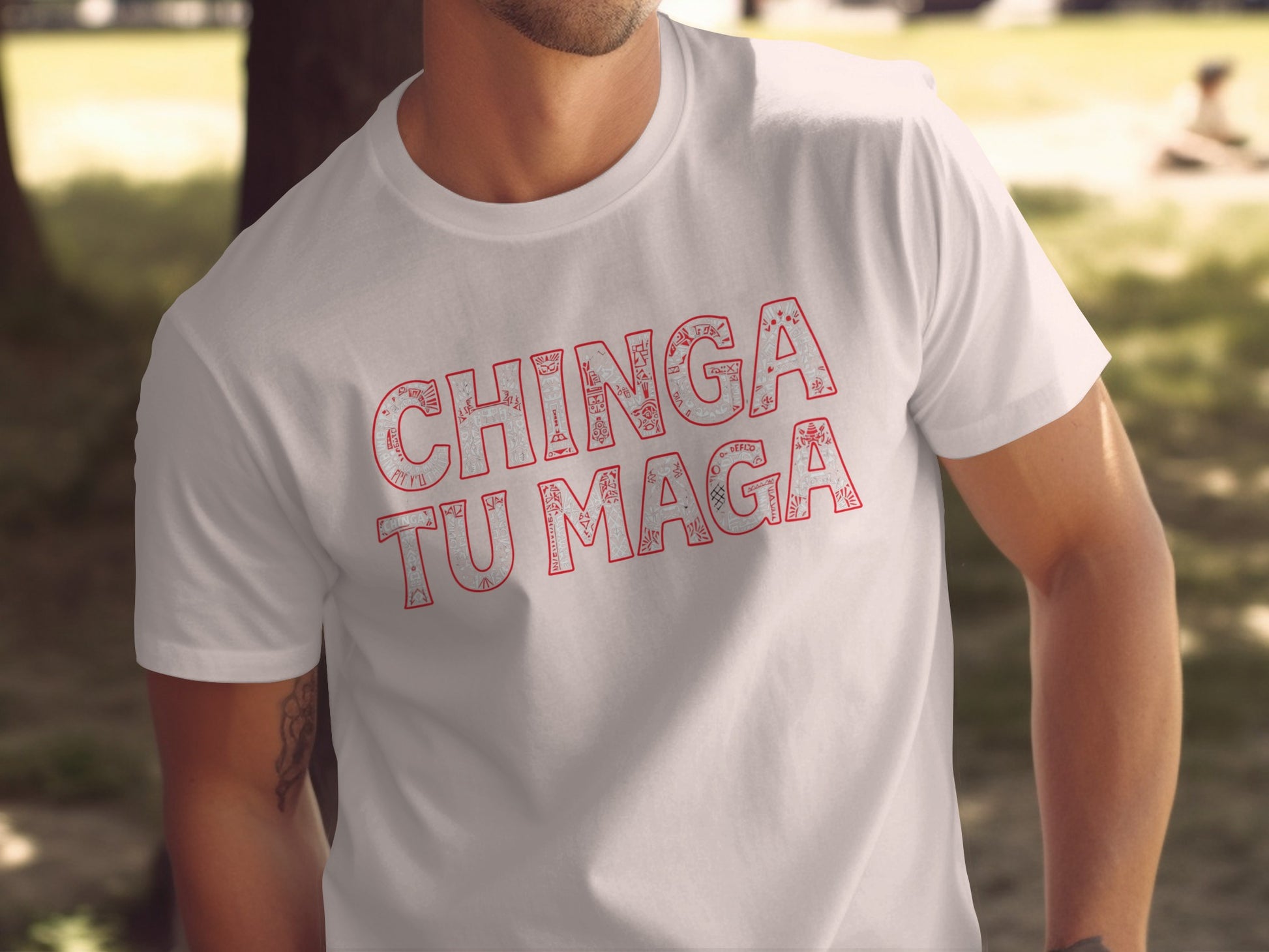 Chinga Tu Maga Funny Statement T-shirt product