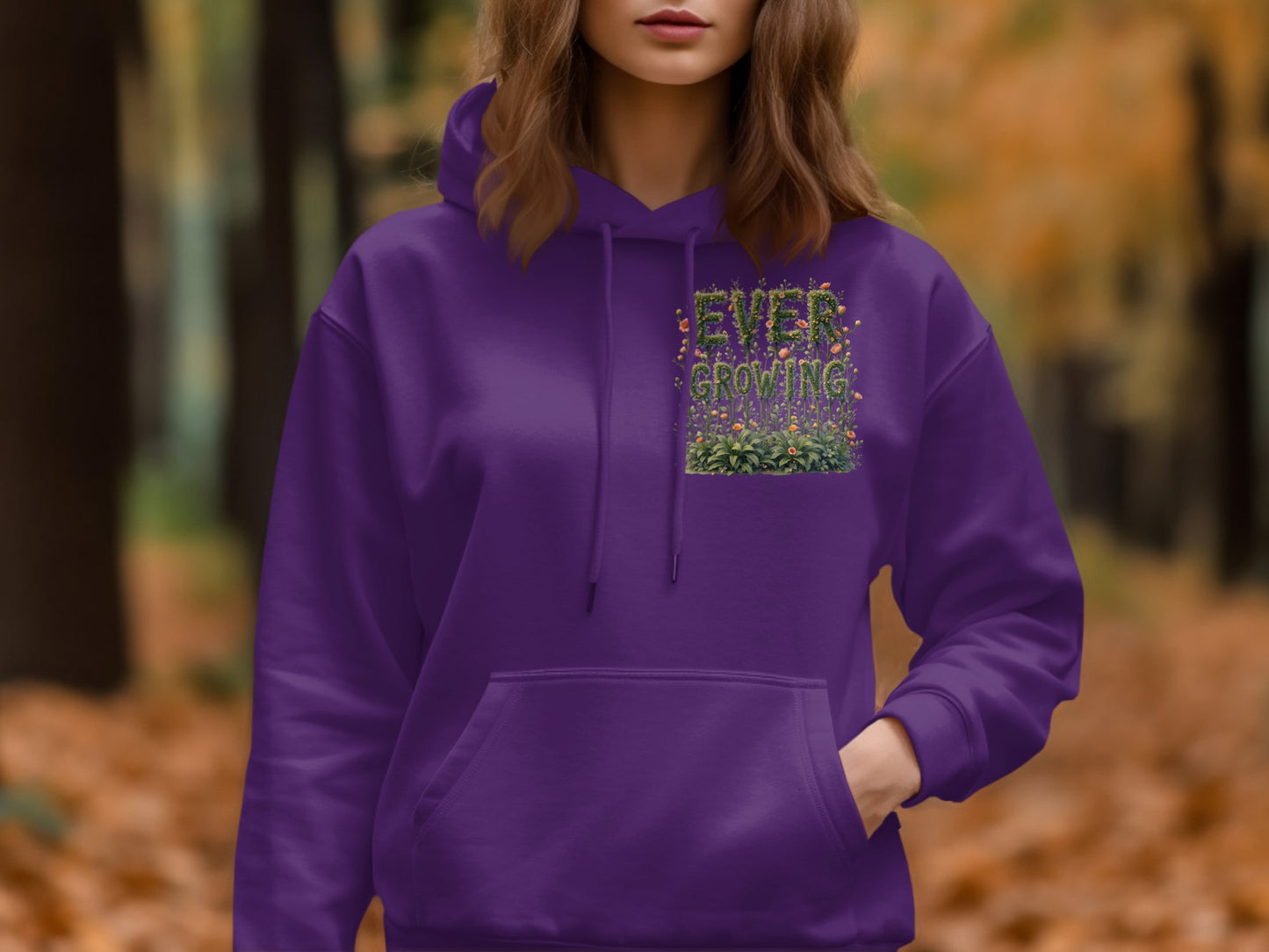 EVER GROWING Purple Hoodie Product