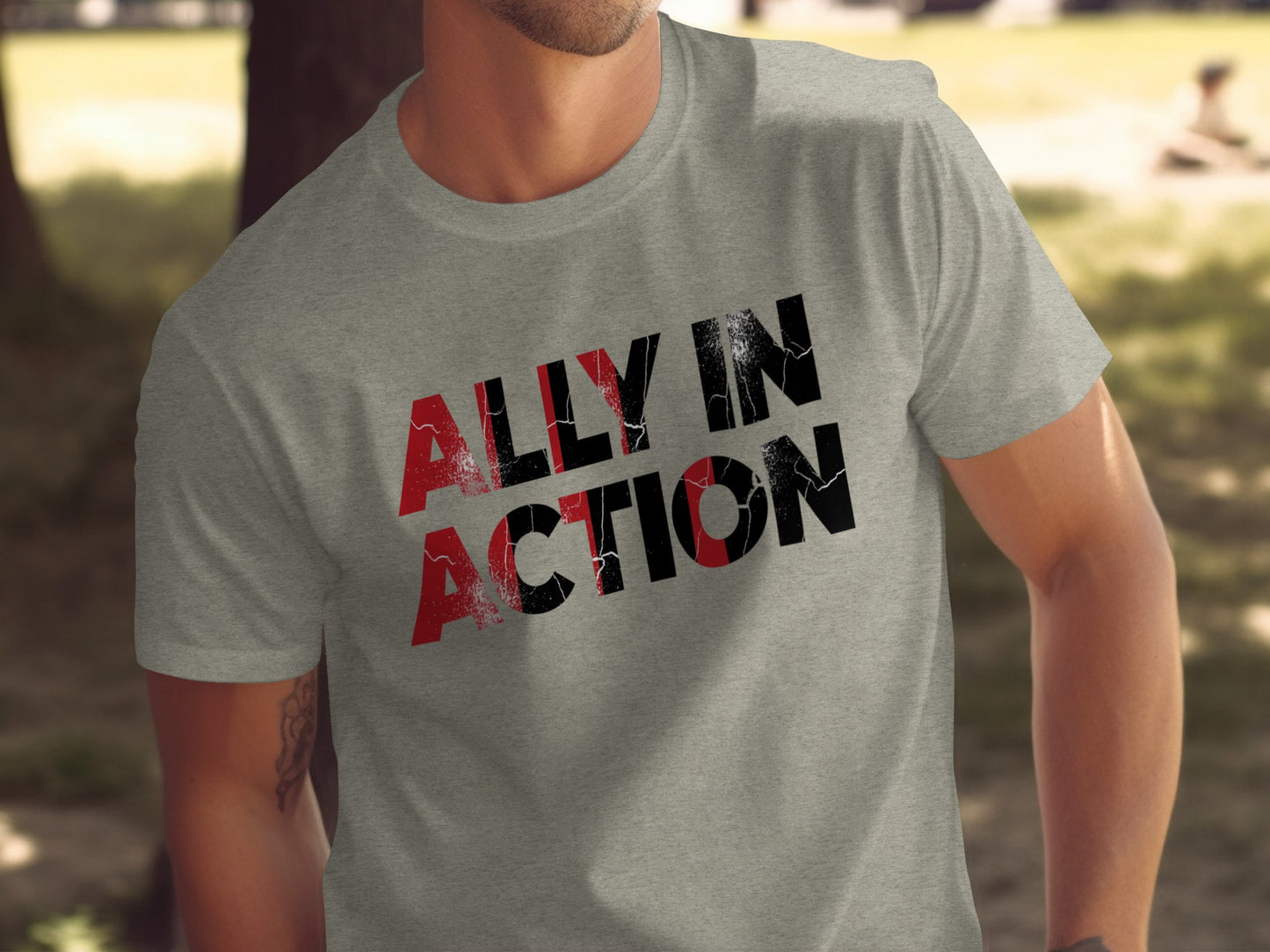 Ally In Action Graphic Printed T-shirt