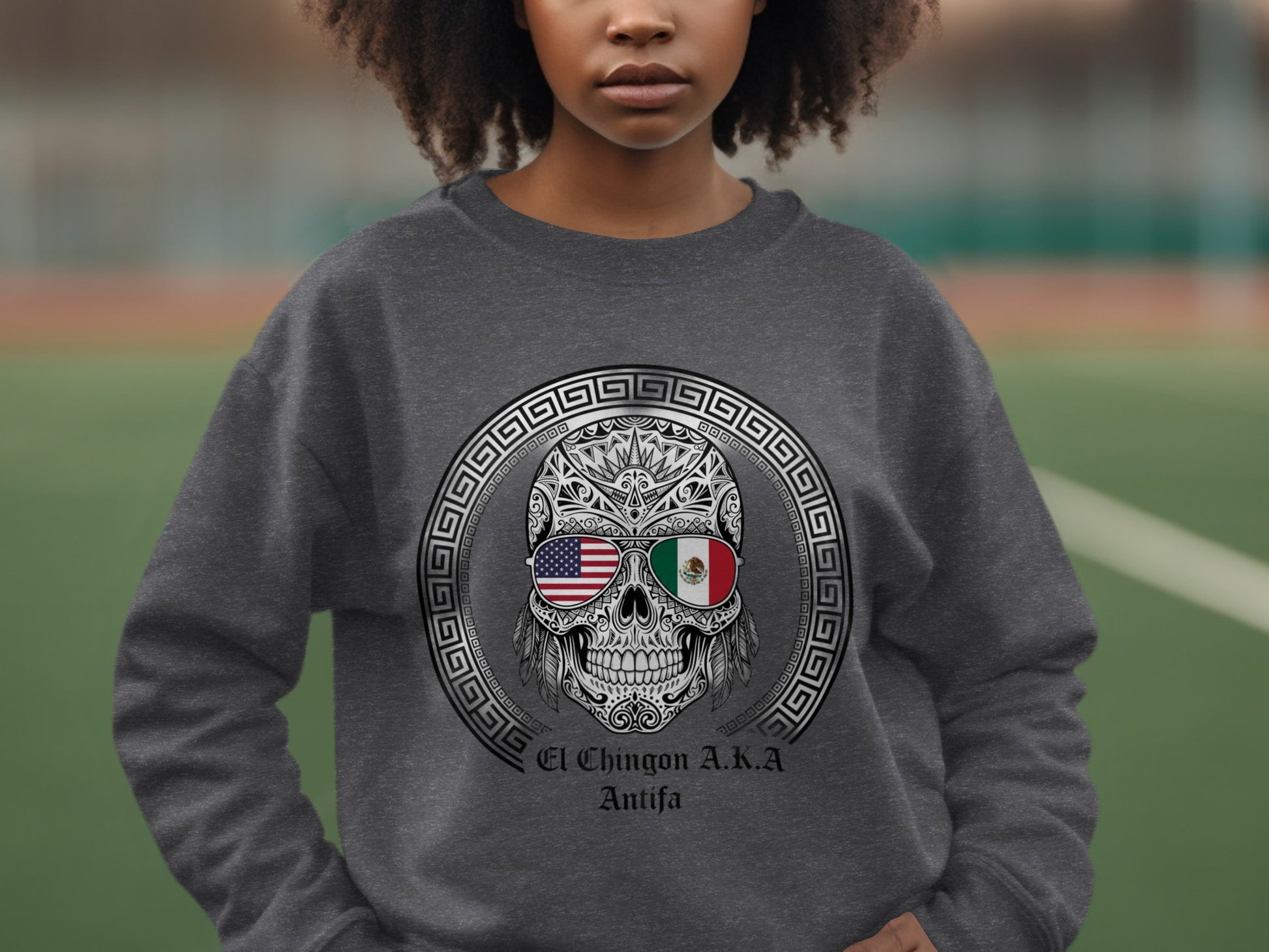 El Chingon A.K.A Antifa Graphic Sweatshirt Design