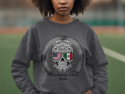 El Chingon A.K.A Antifa Graphic Sweatshirt Design