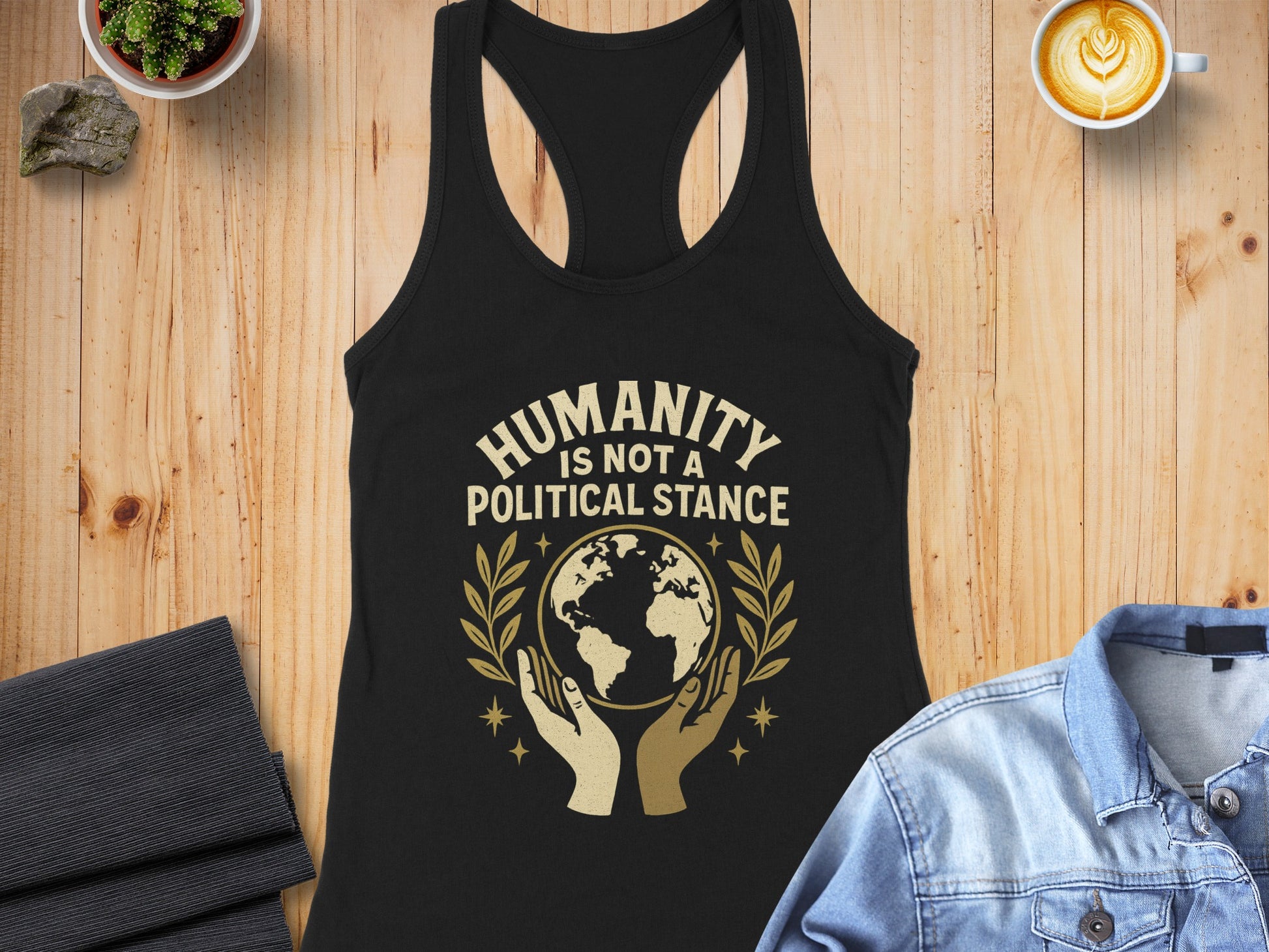 Humanity Is Not A Political Stance Tank Top