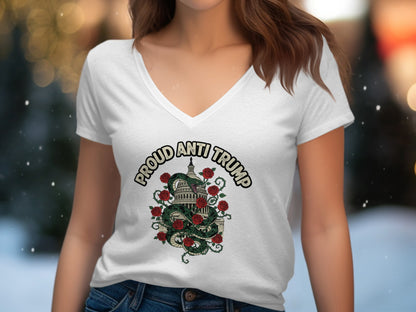 Proud Anti Trump Unique Graphic T-Shirt product