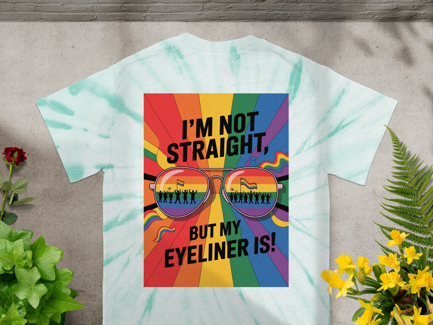 I'm Not Straight But My Eyeliner Is T-Shirt product type