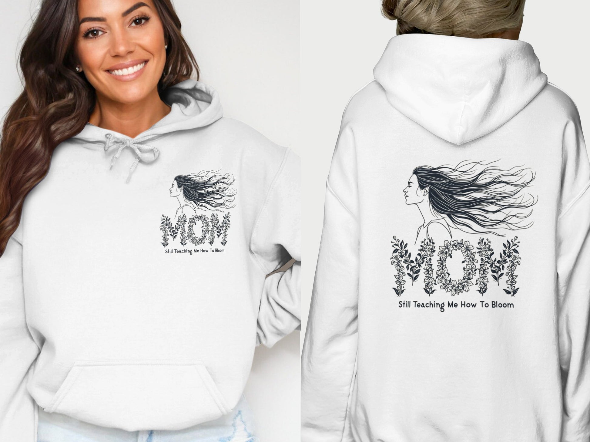 MOM Still Teaching Me How To Bloom Hoodie product