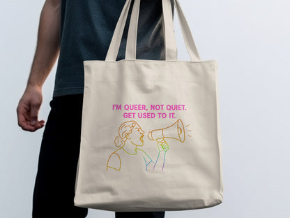 I'm Queer Not Quiet Get Used To It Panoramic product type