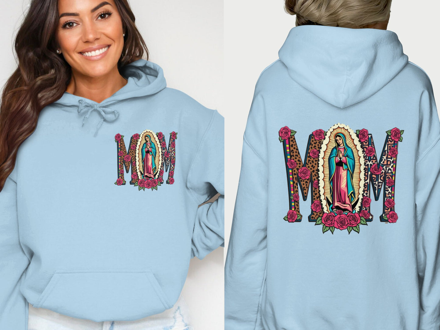 Virgin Mary MOM Hoodie Comfortable Casual Wear product