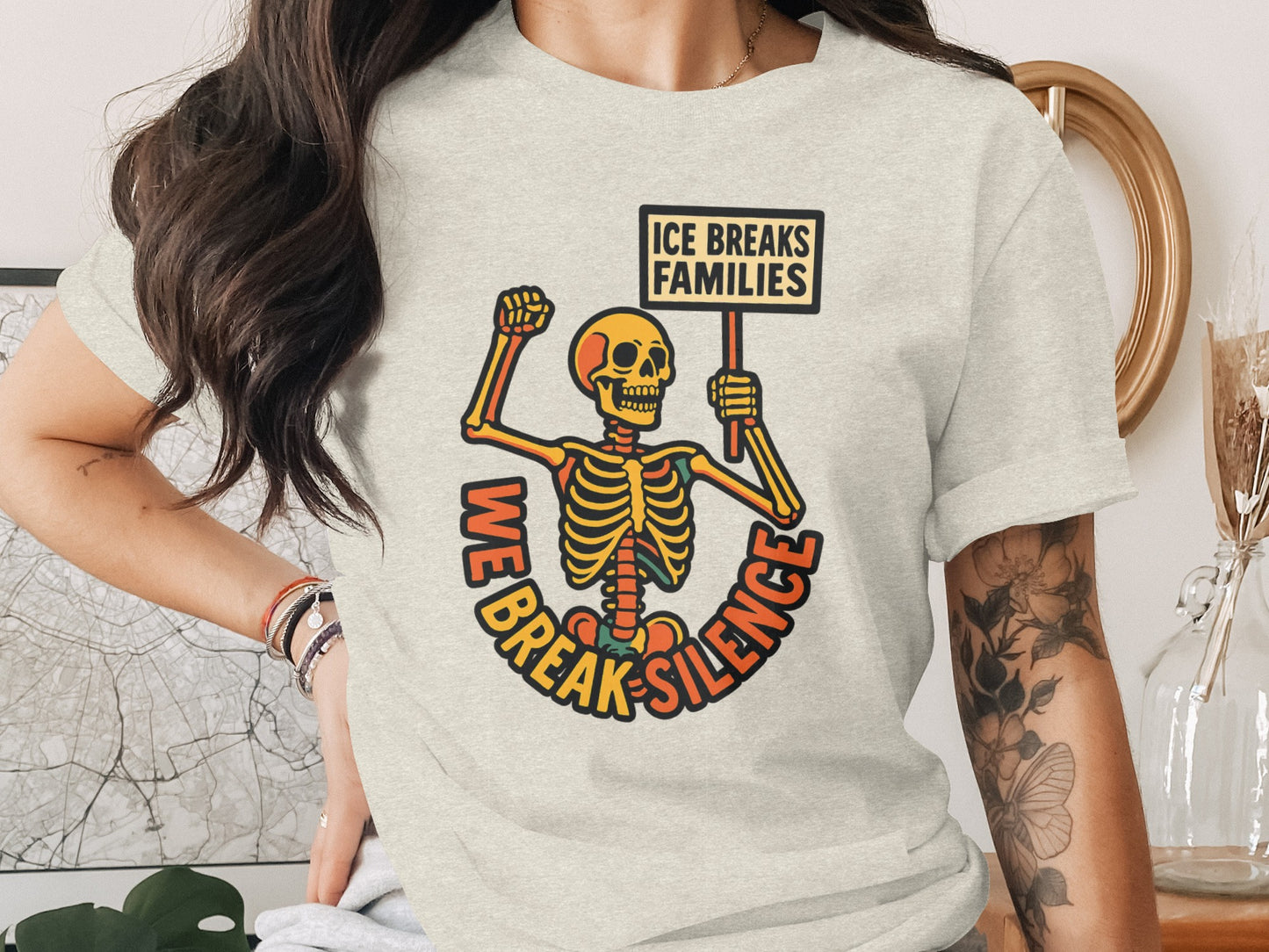 Ice Breaks Families We Break Silence T-shirt product type