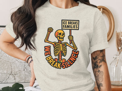 Ice Breaks Families We Break Silence T-shirt product type
