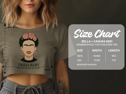 Frida Baby Women's Poly-Cotton Crop Tee product type