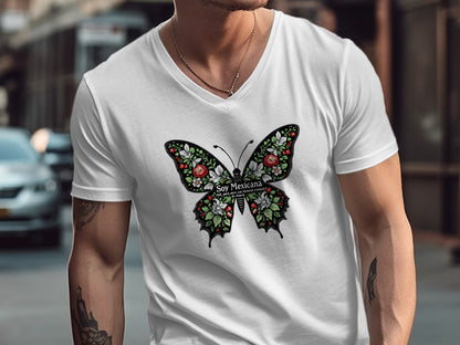 Soy Mexicana Butterfly Graphic T-Shirt product type