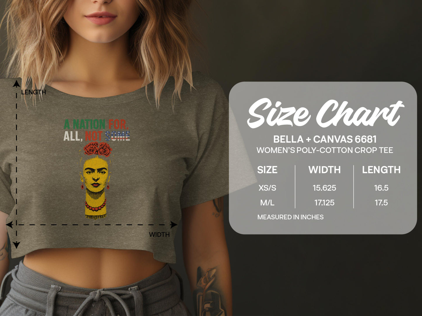 A Nation For All Not Crop Tee product