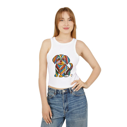 Women's Micro Rib Racer Tank Top