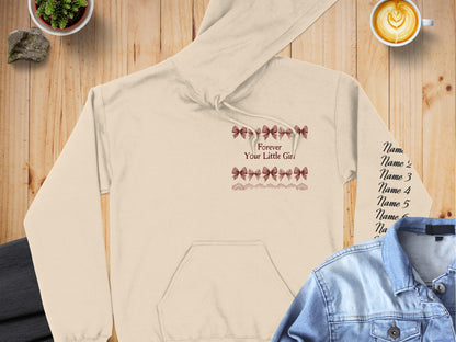 Forever Your Little Girl Personalized Hoodie product