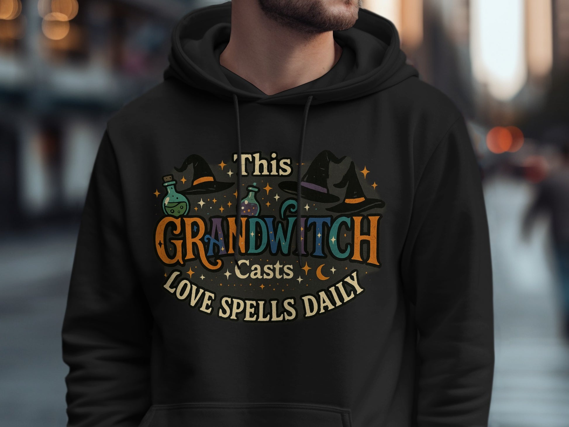 This Grandwitch Casts Love Spells Daily Hoodie product type