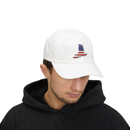 4th of July Classic Cap with American Flag Design, Patriotic Cap, Adjustable Hat, Gift for Dad, Summer Accessory, Independence Day
