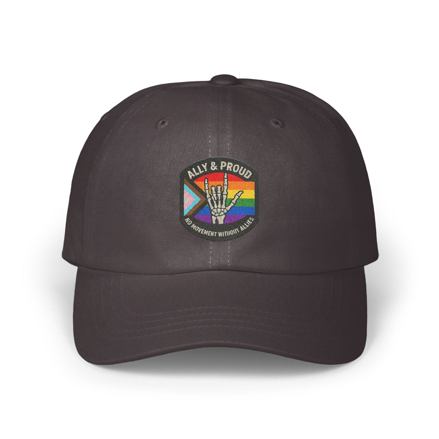 Ally and Proud Embroidered Adjustable Cap Hat product type