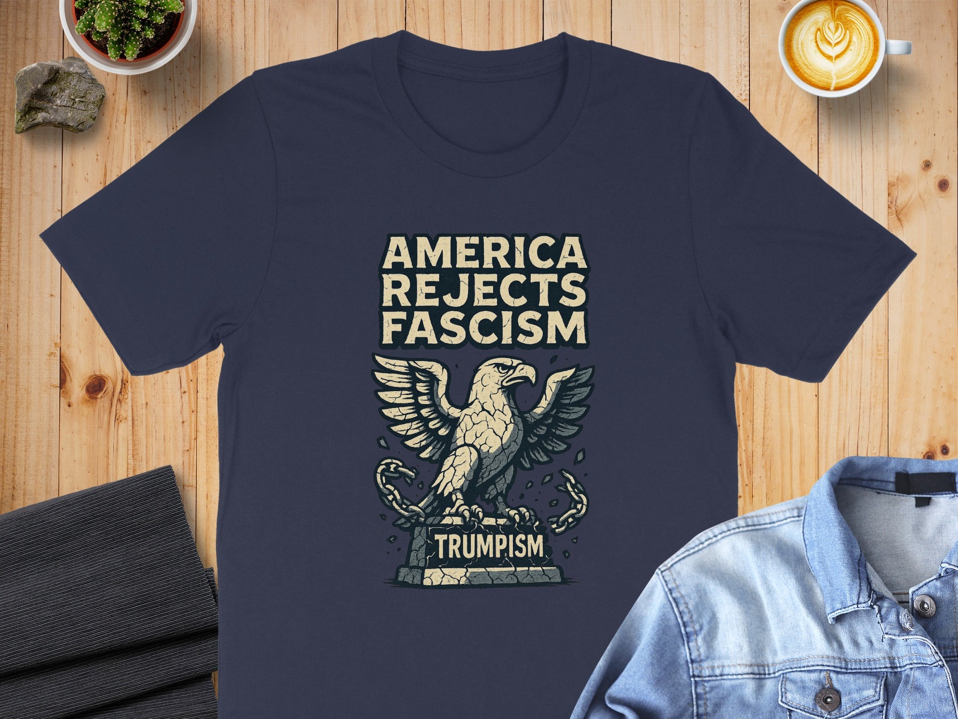 America Rejects Fascism Trumpism T-Shirt product type