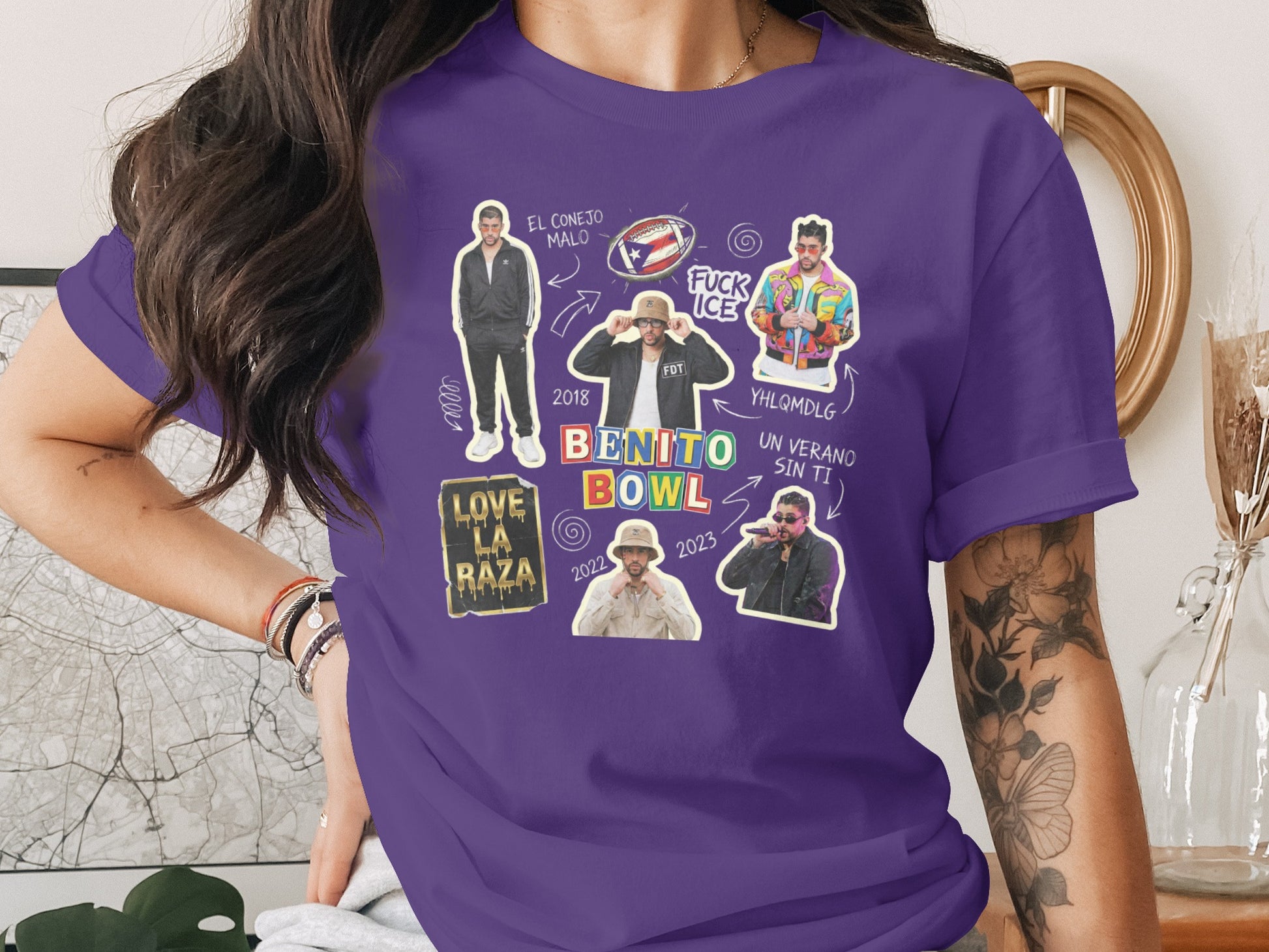 Benito Bowl Graphic Tee Unisex Casual Shirt