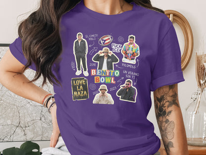 Benito Bowl Graphic Tee Unisex Casual Shirt