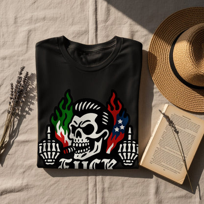 Skull and Candles Graphic Design T-shirt product type