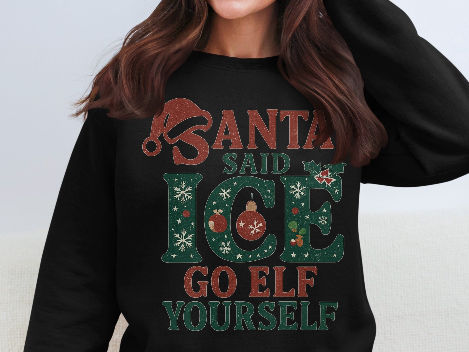 Santa Said Ice Go Elf Yourself Holiday Sweater
