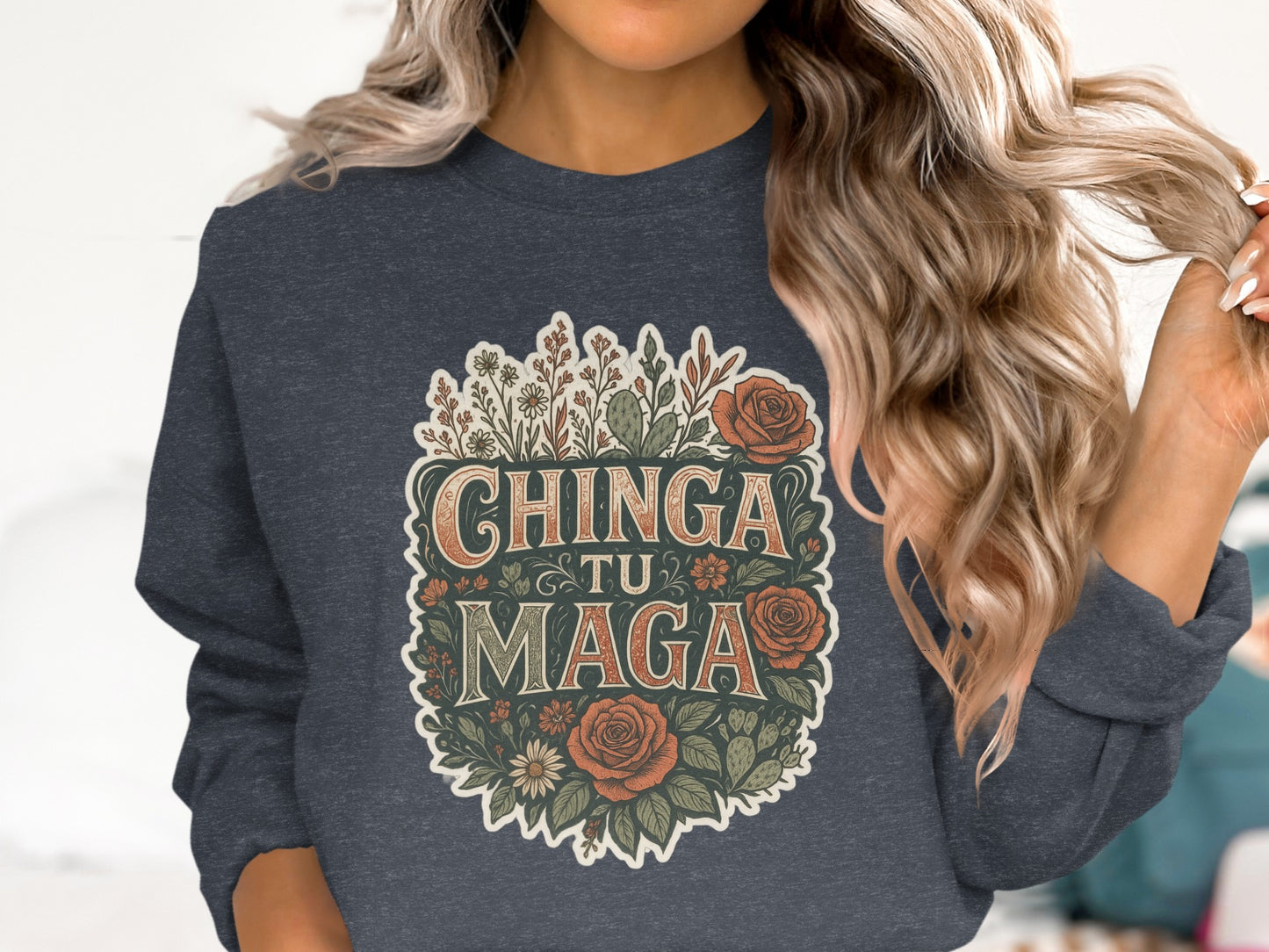 Chinga Tu Maga Graphic Sweatshirt product type